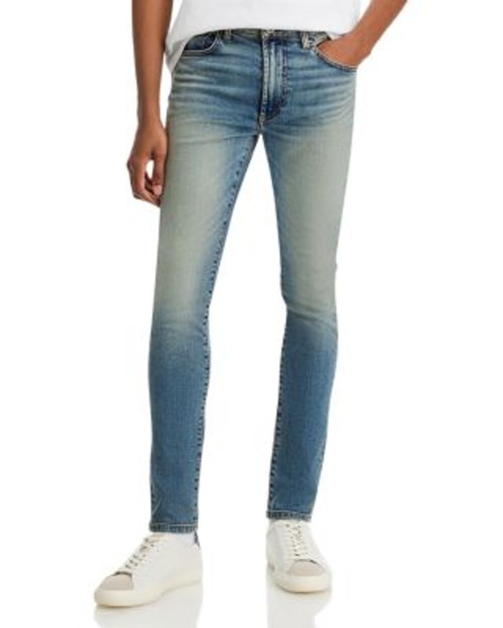 Monfrere Greyson Skinny Jeans in Dessert Indigo Blue Men's Size 36 x 36 NWT